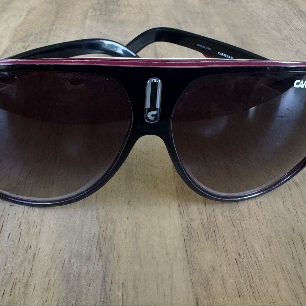 Carrera Black and Red Sunglasses
